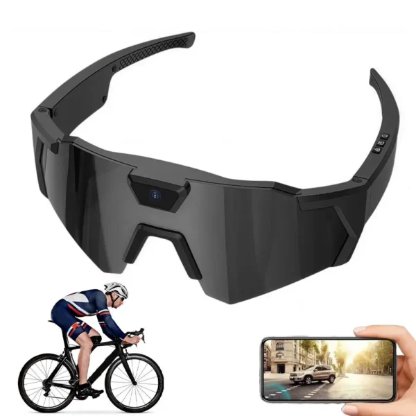 Sddae7d3d1e4048f6b26e84f8e7ebddbdg.webp NEW HD Video Glasses Action Camera Sunglasses Smart Glasses Sports Glasses Outdoor Bicycle Motorcycle Driver Recorder Walk Cam