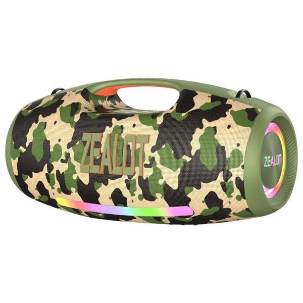 Sde7bc543767149b8a6aeb2c9c8122e57A.webp ZEALOT S89 Wireless Speaker 250W Portable Outdoor with RGB Color Lights Long 48000mAh Battery up to 8 Hours Playtime