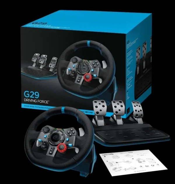 Computer game steering wheel G920 learn to drive emulator somatosensory racing gamepad for PS5/PS4/PC