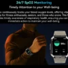Blackview W70 Pro Outdoor Sport Smart Watch, IP68 Waterproof Smartwatch 2.01-inch TFT Screen, 900mAh Battery, Bluetooth Talking