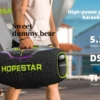 High Quality Hopestar A80 Subwoofer - Portable RGB Speaker with IPX6 Waterproof, Mini Microphone & Rechargeable Battery