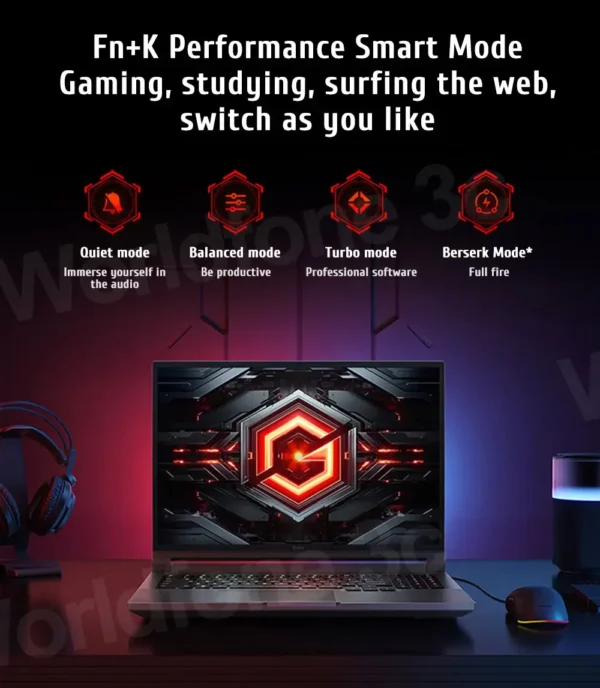 Se03efcf7fa6240dea9a47bce4285e9546.webp Xiaomi Redmi G Pro Gaming laptop 2024 Core i9-14900HX NVIDIA GeForce RTX 4060 RAM 16GB/32GB DDR5 1TB SSD 16-inch 240Hz Screen PC