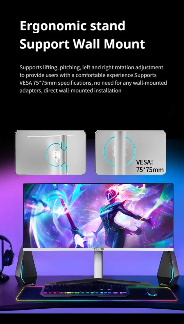 Se08cac37ddc340349e03285624680ef0t-1.webp 34" Curved 240Hz Gaming Monitor 4K 1800R Curvature Resolution FreeSync Premium 100% sRGB Ultra-Wide 21:9 Esports Display