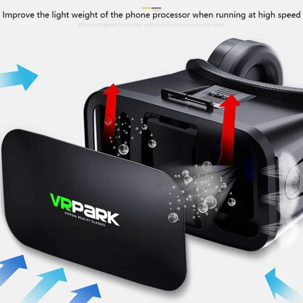 Se32c0c0ebf584846b22c625835062e130.webp VR Glasses 3D Virtual Reality Headset Helmet For Phone Lenses Goggles Devices Viar Smart Smartphones Cell Game Viewer Mobile Set