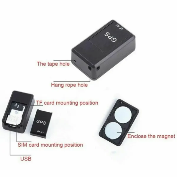 Se372952761144cb998acb6f7c1ddf1beI.webp Powerful Magnetic GPS Car Tracker GF-07 for Vehicles, Motorcycles, Bikes & Pets - Real-Time GSM/GPRS Locator &Positioning Device