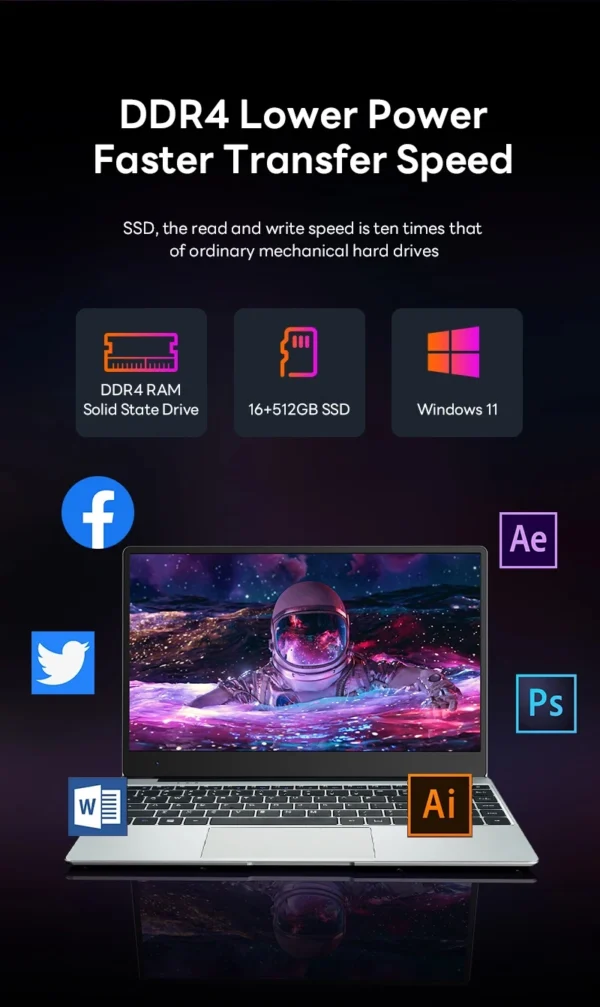 2026 New Core i9 10980HK Portable Gaming Laptop Computer 16GB DDR4 1/2TB SSD Windows 11 Pro 1920*1080P Office Gaming PC Notebook