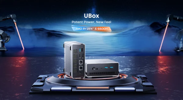 Se58a882770444b2da1cc4864cb830cadJ.webp CHUWI UBox Mini PC AMD Ryzen 5 6600H 16GB DDR5 512GB SSD Windows 11 Pro 4K 240Hz Decording WiFi 6 BT 5.3 Extend M.2 1T*2 650g