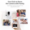 Se5d6100b3e9a4aa1bb22cf366cf0ae5d4.webp Mini Camera Smart Home Auto Tracking 1080P Wifi IP Camera Full Network Wireless CCTV Video Baby Security Camera
