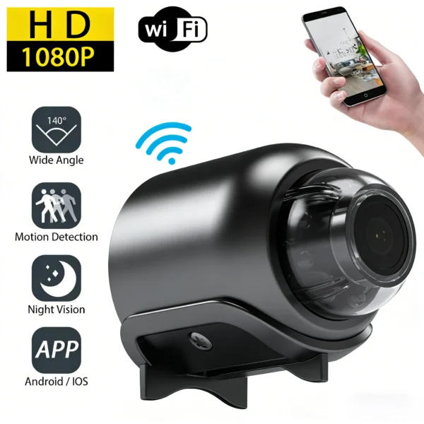 Mini Camera  X5 1080P Clear Night Vision Lightweight Portable Premium Cams Motion Detection Wireless WiFi Surveillance Camera