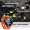 Se61ded7543e545a2ba487b6f3938581aL.webp 2025 Military Offline map 1000mAh Battery Smart Watch 4GB Big Memory GPS Navigation MP3/MP4 Player Swim Sports trackr Smartwatch