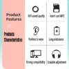 Se62b1a12467d48ba9e3706c95323eb7bm.webp Macarone Wireless Bluetooth Headphones With Microphone Sound Insulation Gaming Earphone Hifi Bass Earbuds Blutooth5.3 Hedset