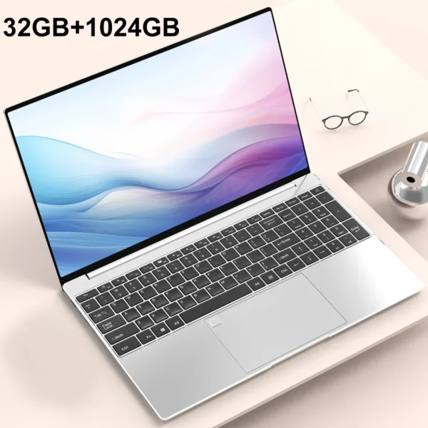 Se64846ac52594ccdb6c3da8133010e93z.webp Portable 15.6" Laptop 32GB Ram DDR4 2TB SSD Windows 11 Notebook Pc Gamer Intel N5095 Office Computer with Backlit Fingerprint