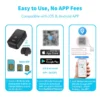 Se6f371fa5b5d483e98ec29ccf6b7d167I-1.webp 4G GPS Tracker Car 4G GPS Locator Anti-Lost Device Health Monitoring Pedometer For Children And The Elderly Tracking