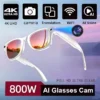 Se725a1dc1d104f9bade0470ee5449b60O.webp New 800W Camera AI Glasses Men Color-Changing Smart Translation Glasses Photo Video Recording Waterproof Call Smart Sunglasses