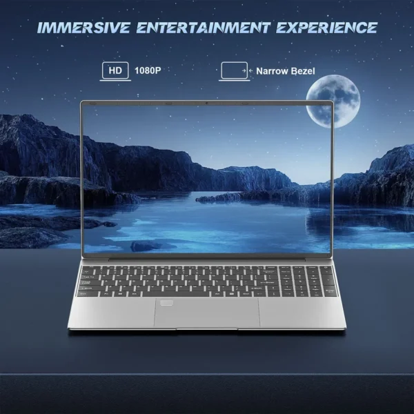 Se7c58baac08549969fffc7434c302405M.webp Portable 15.6" Laptop 32GB Ram DDR4 2TB SSD Windows 11 Notebook Pc Gamer Intel N5095 Office Computer with Backlit Fingerprint
