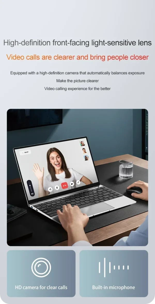 Se8007a333d8c4aadb46f226009f05636r.webp 14.1" Ultra Slim Laptop 16GB RAM 2TB SSD Intel N3700 Notebook Gamer 1920*1080 Display Office Study Computer PC Windows 11 Pro