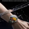 Se818327f30c84466a396f13bdb9ee5f71-1.webp Original H99 Smart Watch Android Watches Amoled Smartwatch With 190° Rotary Camera Google Play Store 1.95inch Amoled Screen