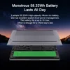 Ninkear A16Pro Laptop 16 inch 2.5K 120Hz AMD R7 7840HS WiFi 6 32GB DDR5 RAM 2TB SSD Laptop Windows 11 Notebook Office Computer