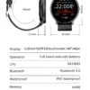 LIGE Smart Watch Women Men Full Touch Screen Bluetooth Call Smartwatch Waterproof Sports Fitness Tracker Watches for Android iOS