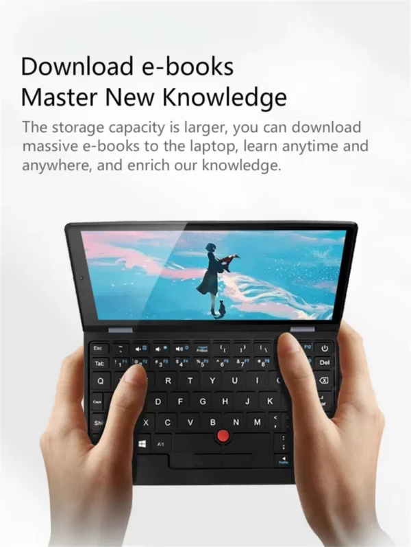 7 inch Mini Laptop Intel Procesador N95 8G 16G RAM 256GB SSD With Touch Screen Pocket Netbook Windows 11 Notebook Pc Portable