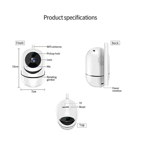 Sec92c0549a0845d1bcf19ff76f664ec69.webp Mini Camera Smart Home Auto Tracking 1080P Wifi IP Camera Full Network Wireless CCTV Video Baby Security Camera