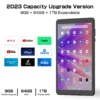 PRITOM 8 Inch Tablet Android 14, 8GB(4+4 Expand) RAM 64GB ROM,1TB Expand,1280x800 IPS Screen 5000MAH Battery,Dual Camera, WiFi