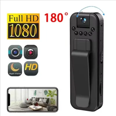Sedb8b87d4e704ecbae7f5e9592b46cfen.webp 1080P HD Mini Camera Portable Small Digital Video Recorder Surveillance Camcorder Night Vision Video Police BodyCam Infrared