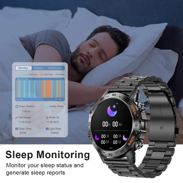 Sedfaab1a8bd444ca9b2069dc85391fc9x.webp MEVADEN 1.39 inch Bluetooth Call Smart Watch Men Sports Fitness Tracker Watches IP67 Waterproof Smartwatch for Android IOS MD52