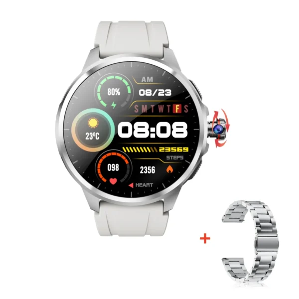 See3c75863c66472b9c64b60d68d48da41-1.webp Original H99 Smart Watch Android Watches Amoled Smartwatch With 190° Rotary Camera Google Play Store 1.95inch Amoled Screen
