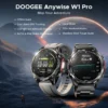 DOOGEE ANYWISE W1 PRO AI Smart Watch 1.43" AMOLED Display 5ATM IP68 Water Resistance GPS Tracking Sport Watch with Offine Maps