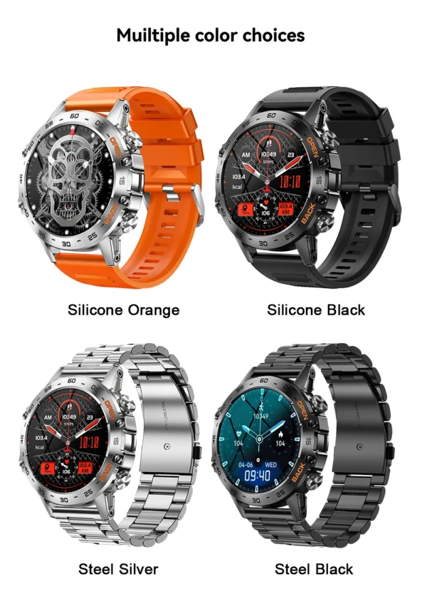 Sef54614d6f894daf8abda7f2fd27cc4ex.webp MEVADEN 1.39 inch Bluetooth Call Smart Watch Men Sports Fitness Tracker Watches IP67 Waterproof Smartwatch for Android IOS MD52