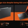 Sef5a36415def41c6be8f92f3fff53359j.webp SUXI R9-5950H Laptop 15.6 inch 90Hz Display 32GB RAM 512GB SSD 4.3GHz Fingerprint Unlock Windows 11 Notebook Computer