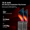 Firebat Laptop AS1 AMD R5-7430U 16GB DDR4 512GB SSD 15.6 Inch IPS Windows 11 Type-C WIFI6 Backlit Full-size Keyboard Notebook