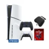 Sef9e9faae7564d3db0698facee87de0ad.webp PS5 Slim Disc 2TB SSD Marvel's Spider-Man 2 Bundle, Two Controllers White and Midnight Black DualSense, Protective Case Included