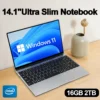 Sf00ad8add00043d982b760b8583837944.webp LENO Ultra Slim 14.1"Laptop 16GB RAM 2TB SSD Windows 11 Intel N3700 Notebook Gamer 1920*1080 Display Office Study Computer PC
