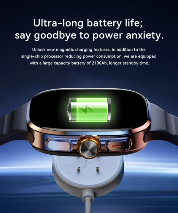 Sf2bdb85ca5654320844e7bb8c9d3506eu.webp Original M99 Smartwatch 2.4 inch Amoled Screen insert 4G/5G Sim Card GPS WIFI 190° Rotating Camera Game Android 10.0 Smart Watch