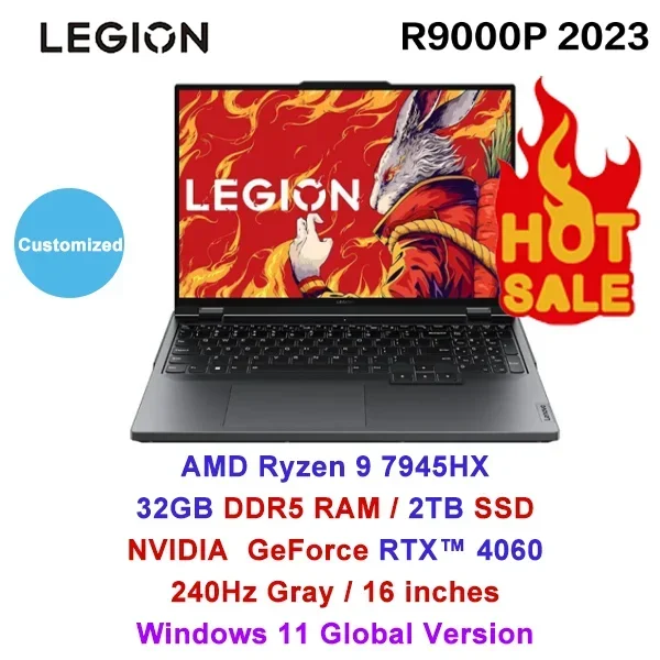 Sf3203097f4194b0fb160fec4d6a98884P.webp Lenovo Legion R9000P E-sports Gaming Laptop AMD R9 7945HX 32G 1T RTX4060 100%sRGB 500nits 2.5K 240Hz 16inch Game Notebook PC
