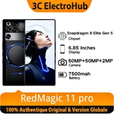 RedMagic 11 Pro 5G Gaming Phone Global Version 6.85" Snapdragon 8 Elite Gen 5, 7500mAh 50MP NFC SmartPhone