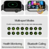 Sf34861bf1be74068a917a71a62d2e6fb8.webp 2025 New Smart Watch Full Touch Screen Bluetooth Call AI Voice Heart Rate Waterproof Watches Sports Bracelet Smartwatch Women