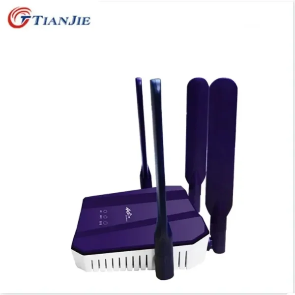 Sf458398c9bc543d19e81f03ab31c9972D-2.webp TIANJIE 4G SIM Card Router Wireless WIFI 6 Modem LTE Access Point CPE 4 Antenna Hotspot Global Network Adapter for IP Camera
