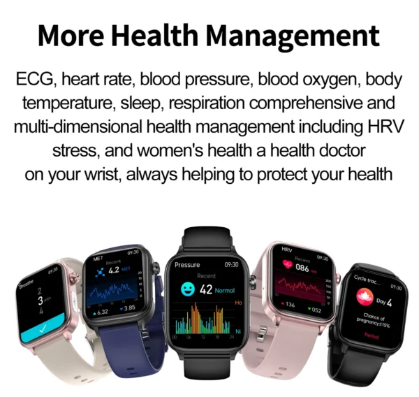 Sf506c9091d4444d5b559e286c544aff2T.webp 2025 New For XIAOM1 ECG+PPG Blood Fat Uric Acid Health Smartwatch Men Women Heart Rate Blood Pressure Bluetooth Call Smart Watch