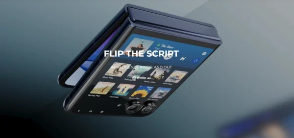 Sf59d60586a864eccbdcff6490521130fy.webp Motorola Moto Razr 50 Ultra Snapdragon8s Gen3 6.9" POLED Folded Screen 165Hz 50MP 45W Fast Charge NFC IPX8 Original Mobile phone