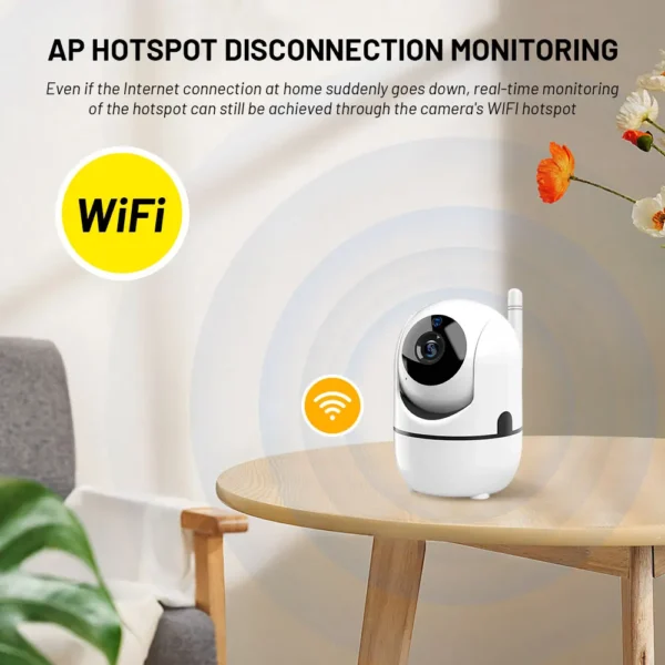Sf9626b88b62d489eb9c76ece6bb8db20J-1.webp Mini Camera Smart Home Auto Tracking 1080P Wifi IP Camera Full Network Wireless CCTV Video Baby Security Camera