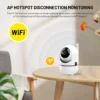 Sf9626b88b62d489eb9c76ece6bb8db20J.webp Mini Camera Smart Home Auto Tracking 1080P Wifi IP Camera Full Network Wireless CCTV Video Baby Security Camera