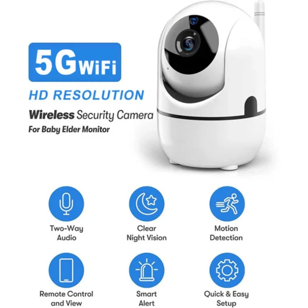 Sfab71225b8e243bd94af417266cb8fa5E-1.webp Mini Camera Smart Home Auto Tracking 1080P Wifi IP Camera Full Network Wireless CCTV Video Baby Security Camera