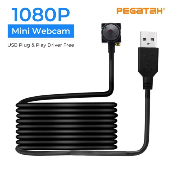 Mini 2MP USB Camera for PC | 1080P HD with Dual Lenses, Ideal for Remote Monitoring & Video Recording