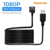 Mini 2MP USB Camera for PC | 1080P HD with Dual Lenses, Ideal for Remote Monitoring & Video Recording