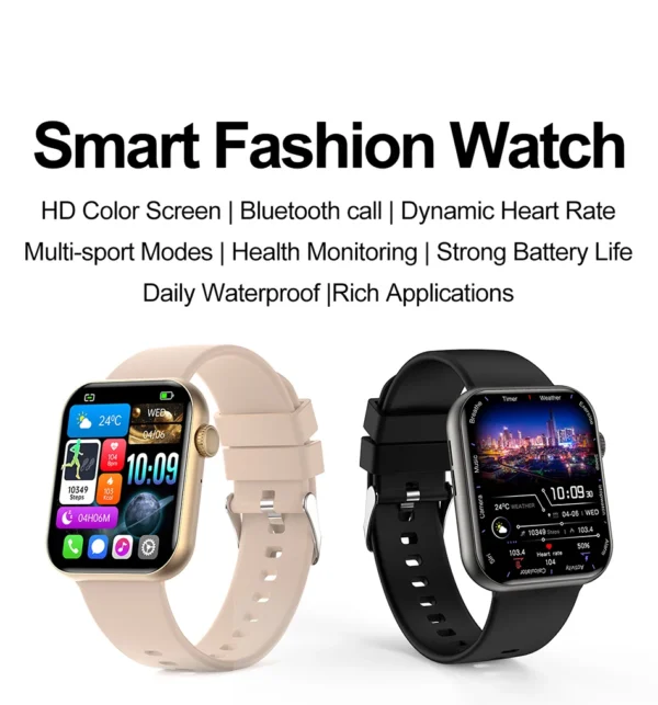 Sfc74a3bee5b8433d975614e8a8cfb360J.webp 2025 New Smart Watch Full Touch Screen Bluetooth Call AI Voice Heart Rate Waterproof Watches Sports Bracelet Smartwatch Women