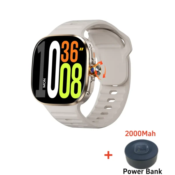 Sfd308ebf5f7046fdb6b2c76cbd46bec98.webp Original M99 Smartwatch 2.4 inch Amoled Screen insert 4G/5G Sim Card GPS WIFI 190° Rotating Camera Game Android 10.0 Smart Watch