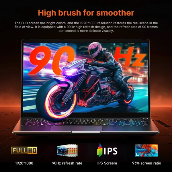 Sfd4e049db16d4ffaa26238190f3856aeg.webp SUXI R9-5950H Laptop 15.6 inch 90Hz Display 32GB RAM 512GB SSD 4.3GHz Fingerprint Unlock Windows 11 Notebook Computer